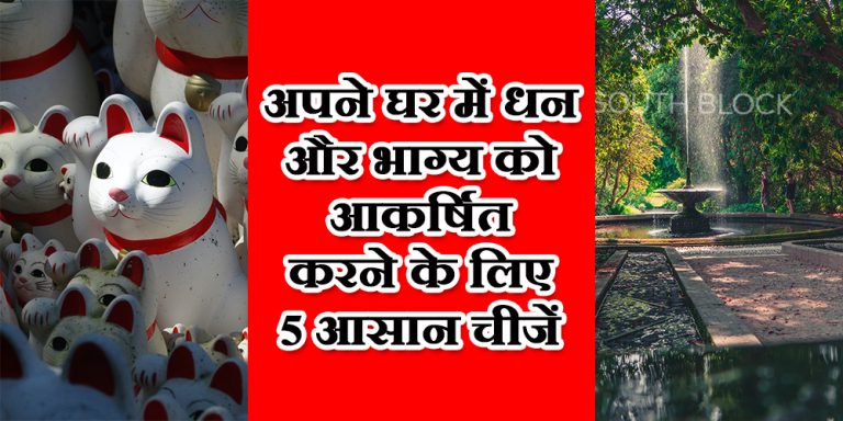 अपने घर में धन और भाग्य को आकर्षित करने के लिए 5 आसान चीजें