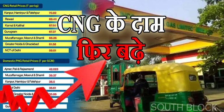 न्यू-ईयर से पहले दिल्ली वासियों को लगा तगड़ा झटका, CNG के दाम फिर बढ़े
