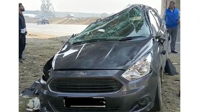 haryana car accident