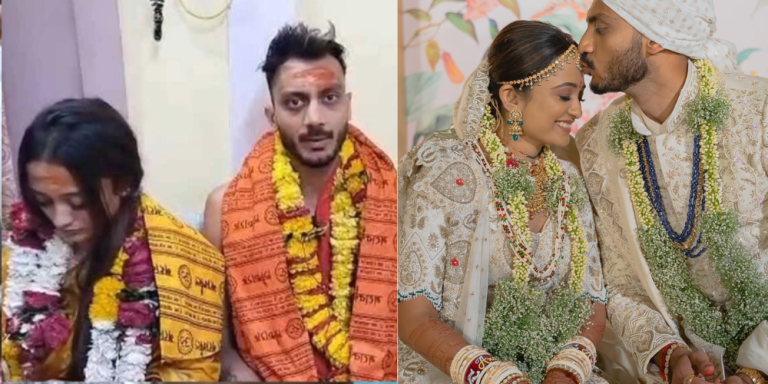 akshar patel in ujjain mahakal mandir