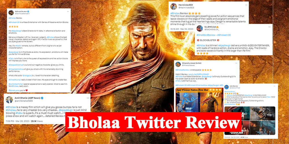 Bholaa Twitter Review