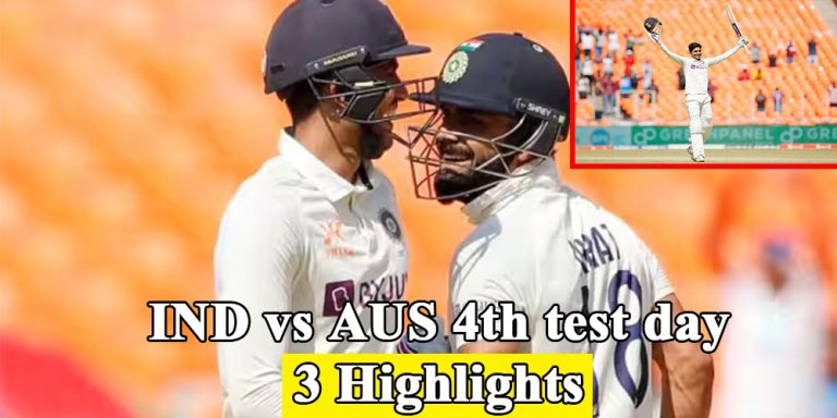 IND vs AUS 4th test day 3 Highlights