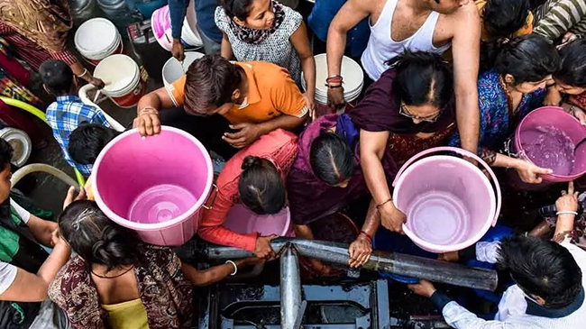 delhi: water suppy dispution 