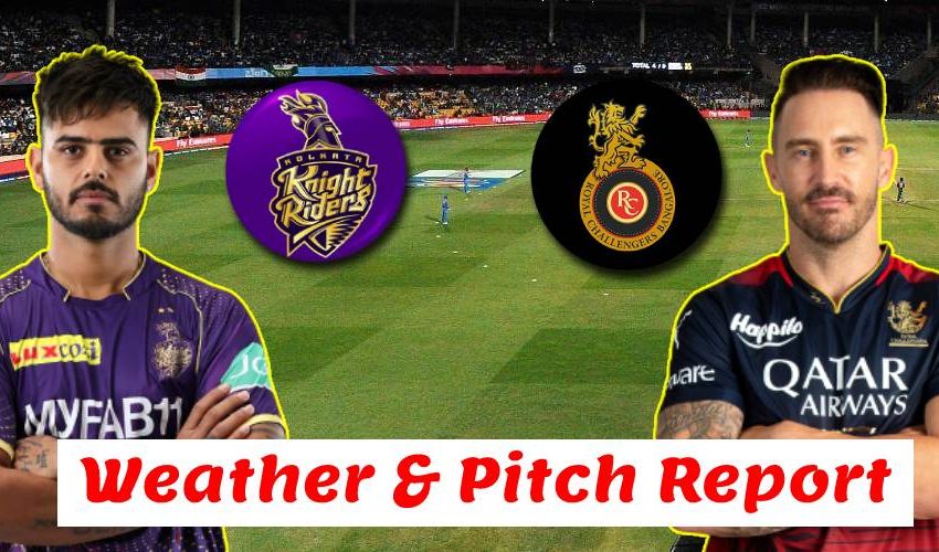  IPL 2023, Match no. 36, RCB vs KKR Head To Head Stats, Weather and Pitch Report