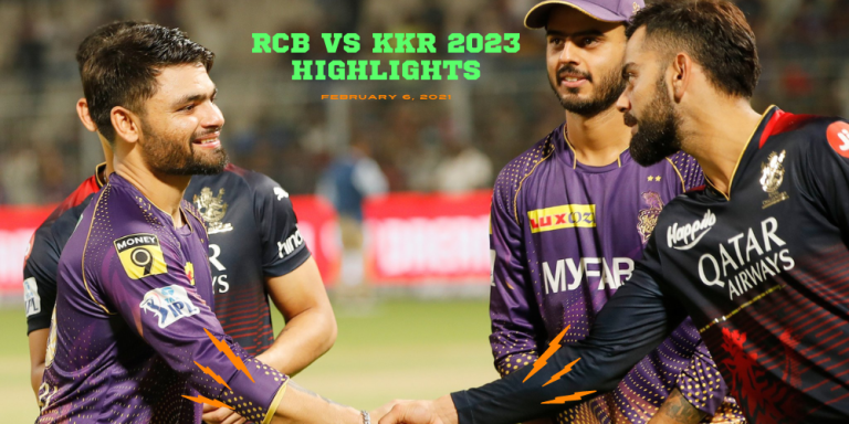 RCB vs KKR 2023 Highlights