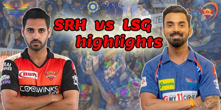 SRH vs LSG highlights