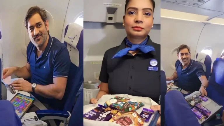 Ms Dhoni Flight Video