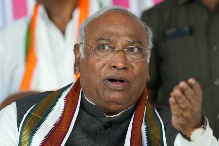 kharge on manipur violence