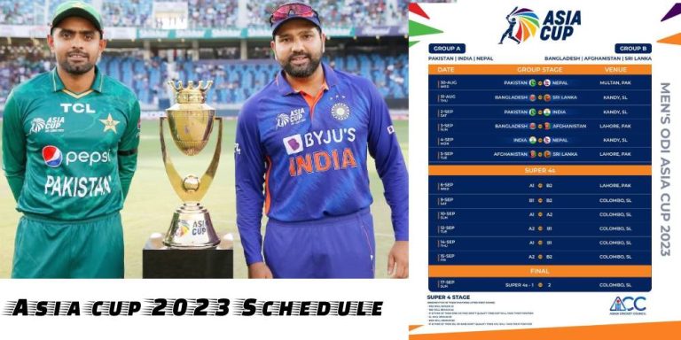 Asia Cup 2023 Schedule