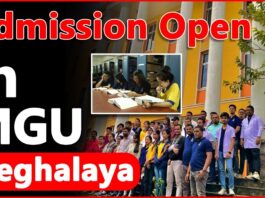 MGU Meghalaya Admission 2024-25