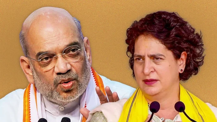 Priyanka Gandhi expressed gratitude to Amit Shah