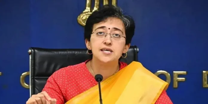 Atishi accused the central government regarding CM residence