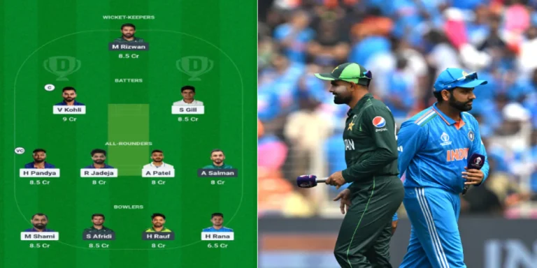 IND vs PAK Dream 11 Prediction