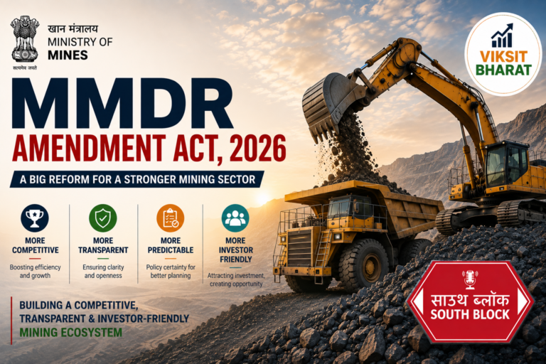 MMDR Amendment Act 2026 Mining Sector Reform
