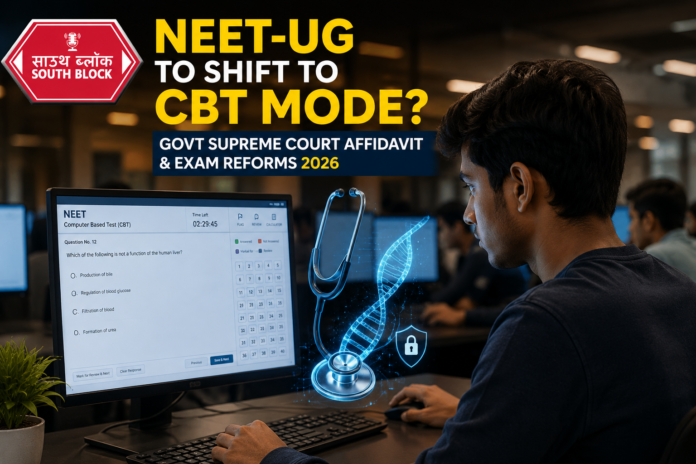 NEET-UG to Shift to CBT Mode Govt Supreme Court Affidavit & Exam Reforms 2026 NEET-UG to Shift to CBT Mode Govt Supreme Court Affidavit & Exam Reforms 2026