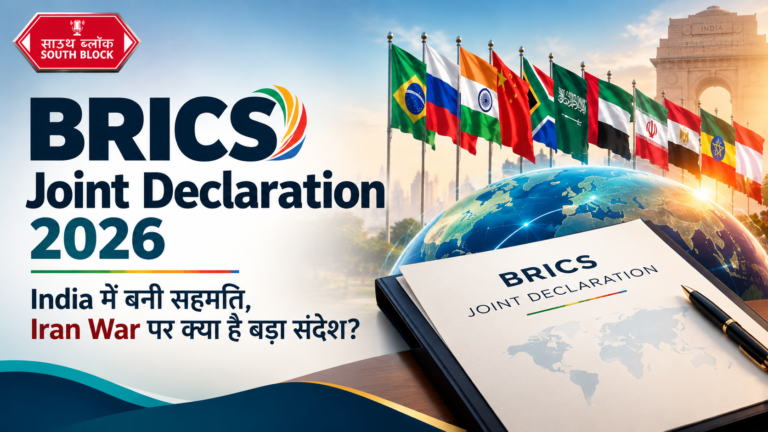 BRICS Joint Declaration 2026: India में बनी सहमति, Iran War पर क्या है बड़ा संदेश?