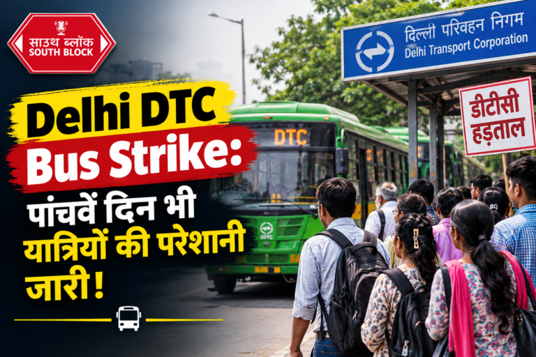 Delhi DTC Bus Strike पांचवें दिन भी यात्रियों की परेशानी जारी!